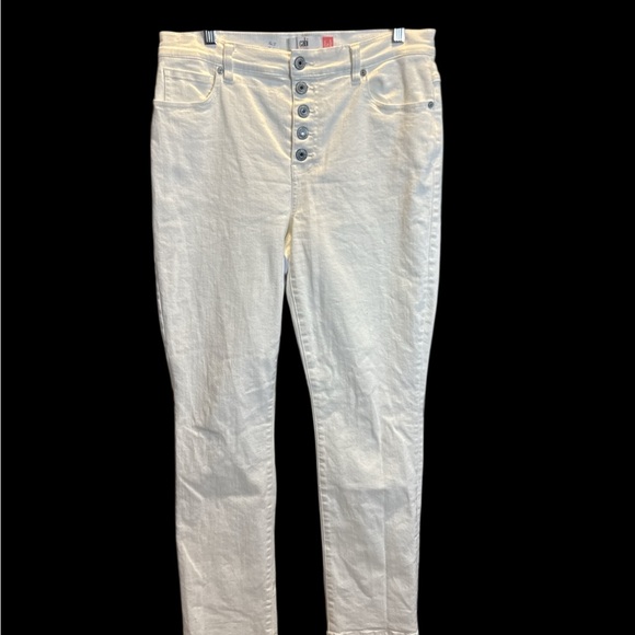 CAbi Women's Cream High Rise Jeans - Picture 2 of 5